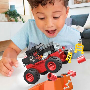 MEGA Hot Wheels Smash N Crash Bone Shaker Çarpışma Seti, 5 yaş ve üzeri, HKF87