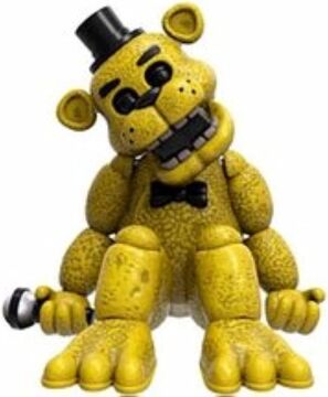Funko Action Figure Five Nights At Freddys 5'' Articulated Gold Freddy