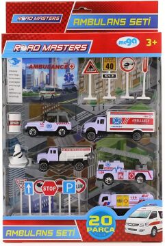 Kamyonlu Metal Ambulans Seti Jp9105