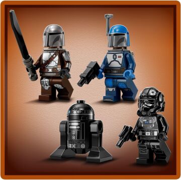 LEGO® Star Wars™ Mandalorian Fang Fighter TIE Interceptor™'a Karşı 75348-9 Yaş ve Üzeri Çocuklar için Yaratıcı Oyuncak Yapım Seti (957 Parça)