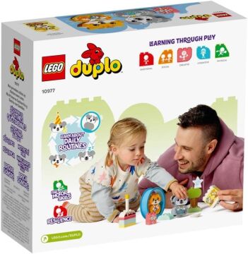 LEGO® DUPLO® Sesli İlk Yavru Köpeğim ve Yavru Kedim 10977-18 Ay ve Üzeri Çocuklar için Evcil Hayvan Oyuncak Yapım Seti (22 Parça)