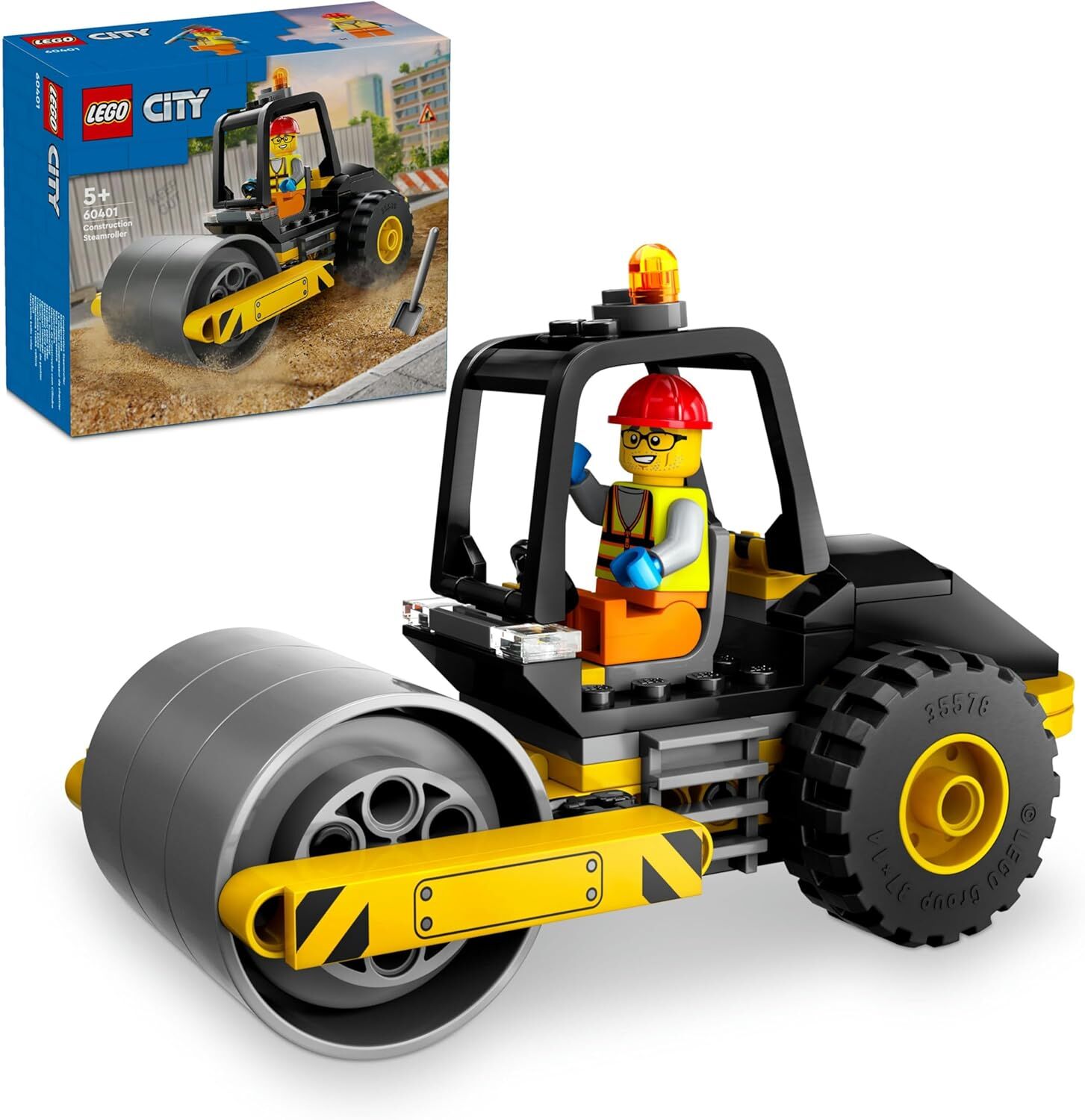 LEGO City Yol Silindiri 60401-5 Yaş ve Üzeri İçin Yaratıcı Oyuncak Yapım Seti (78 Parça)