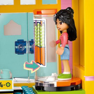 LEGO Friends Vintage Giyim Mağazası 42614-6 Yaş ve Üzeri Çocuklar için Olly, Liann ve Jordin Minifigürü İçeren Yaratıcı Oyuncak Yapım Seti (409 Parça)