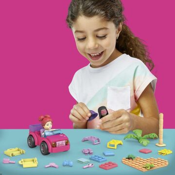 Mega Construx Barbie Cabrio Plaj Macera GWR79, Çocuklar için Bina Oyuncakları