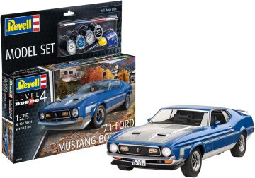 Revell, M.Set 71 Ford Mustang Boss 351, Oyuncak
