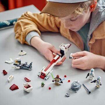 LEGO Star Wars: The Mandalorian BARC Motoru Kaçışı 75378 8 Yaş ve Üzeri Star Wars Sevenler için Koleksiyonluk Yaratıcı Oyuncak Yapım Seti (221 Parça)