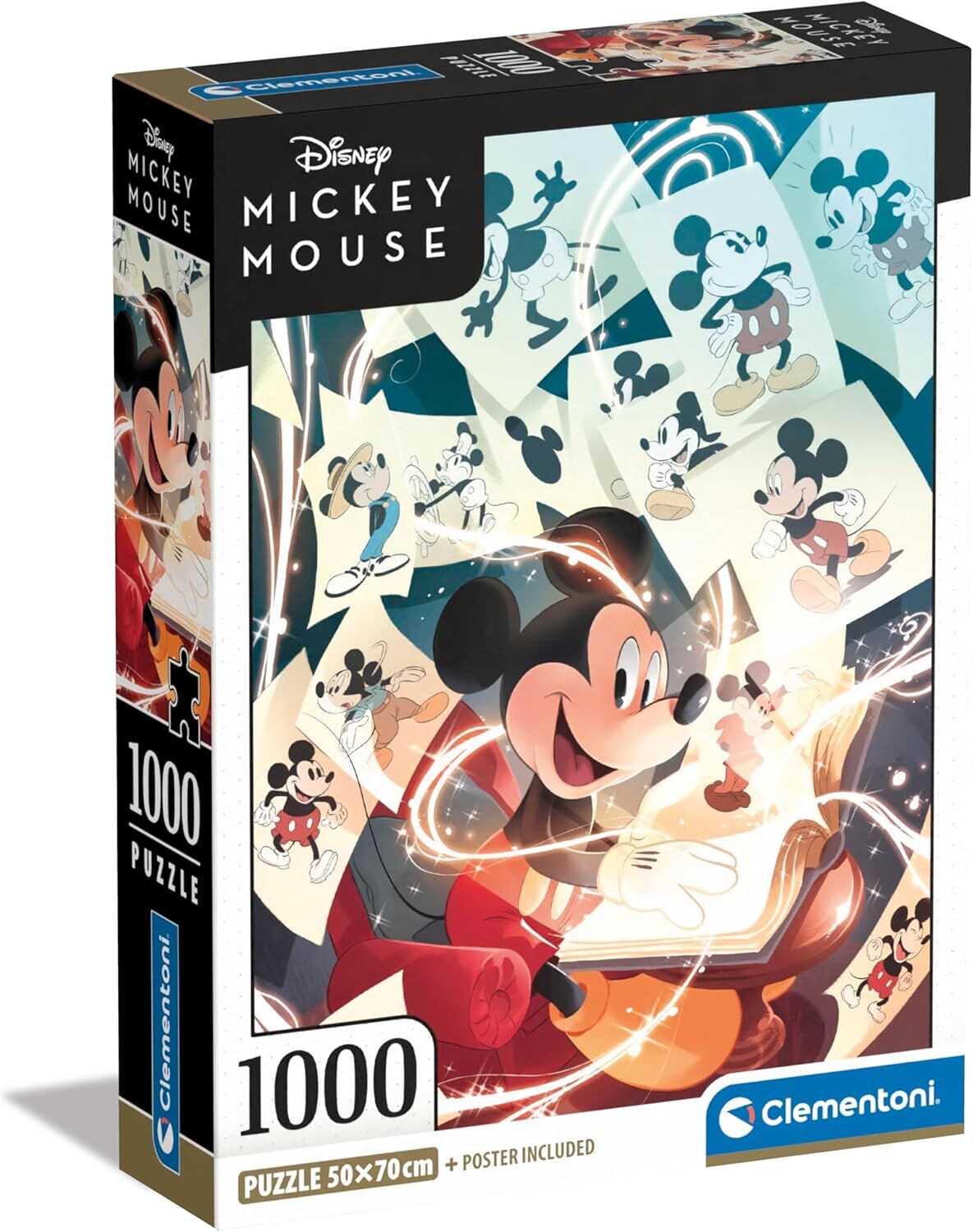 CLEMENTONI 1000 el. Compact Mickey Mouse [PUZZLE]