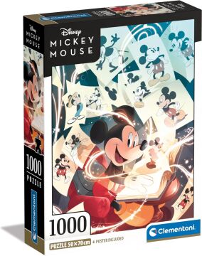 CLEMENTONI 1000 el. Compact Mickey Mouse [PUZZLE]