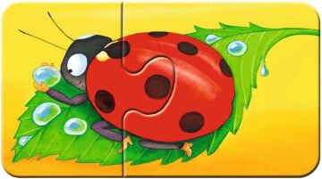 Ravensburger 73139 Puzzle Bahçe Hayvanları, 9 x 2 Parça