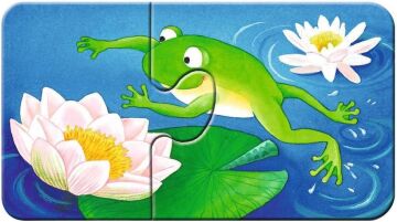 Ravensburger 73139 Puzzle Bahçe Hayvanları, 9 x 2 Parça