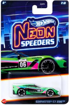 Hot Wheels Neon Yarışçılar HLH72 - CORVETTE C7 Z06 HRW81