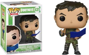 Funko Fgr-POP Fortnite S1, Highrise Assault Trooper (34465)
