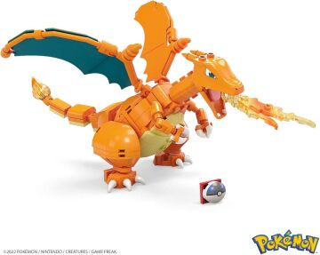 MEGA Pokémon Charizard Figürü, 8 yaş ve üzeri, GWY77