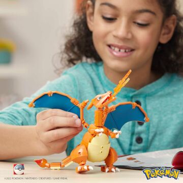 MEGA Pokémon Charizard Figürü, 8 yaş ve üzeri, GWY77