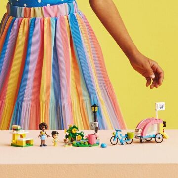 LEGO® Friends Köpek Kurtarma Bisikleti 41738-6 Yaş ve Üzeri Çocuklar için Çıkarılabilir Römorklu Oyuncak Yapım Seti (125 Parça)