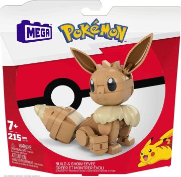 MEGA Pokémon Yapı Oyuncak Seti, 1 Poseable Karakter ve Aksesuar, 4 İnç Boyunda, Çocuklar İçin