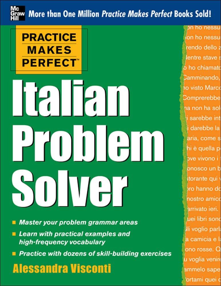 Practice Makes Perfect Italian Problem Solver: With 80 Exercises