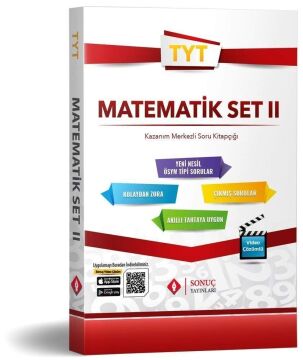 Sonuç TYT Matematik Set II Kazanım Merkezli Soru Kitapçığı (Yeni) (Kapak Değişebilir): Kazanım Odaklı Soru Kitapçığı - Yenilenmiş Baskı