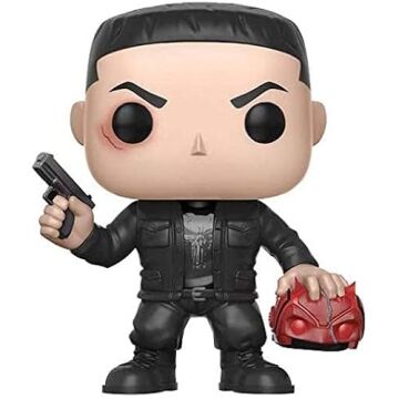 POP Marvel: Netflix Daredevil - Punisher (Frank Castle) Funko Pop! Vinil Figür (Uyumlu Pop Kutusu Koruyucu Kılıf ile birlikte) Çok Renkli 9,5 cm