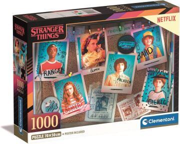 Clementoni 1000 Parça Stranger Things Puzzle 2 (Compact Box)
