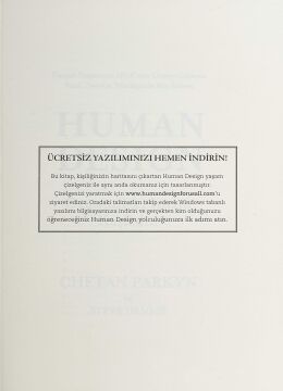 HUMAN DESIGN(İNSAN TASARIMI)C.PARKYN: Önünüzdeki İnsanı Keşfedin