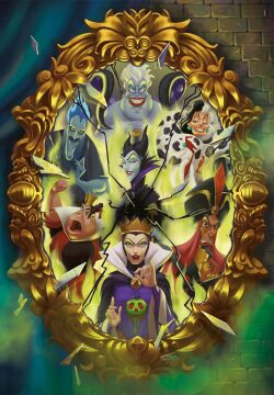 CLEMENTONI 1000 el. Compact Disney Villains [PUZZLE]