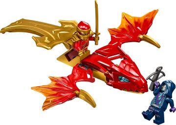 LEGO NINJAGO Kai’nin Yükselen Ejderha Vuruşu 71801-6 Yaş ve Üzeri Çocuklar için Kai Minifigürü İçeren Yaratıcı Oyuncak Yapım Seti (24 Parça)