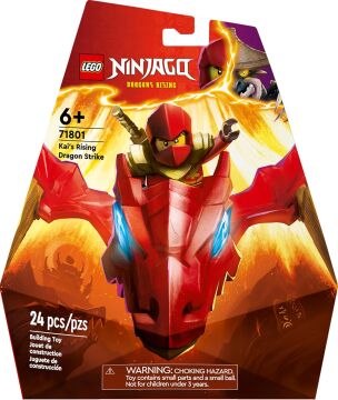 LEGO NINJAGO Kai’nin Yükselen Ejderha Vuruşu 71801-6 Yaş ve Üzeri Çocuklar için Kai Minifigürü İçeren Yaratıcı Oyuncak Yapım Seti (24 Parça)