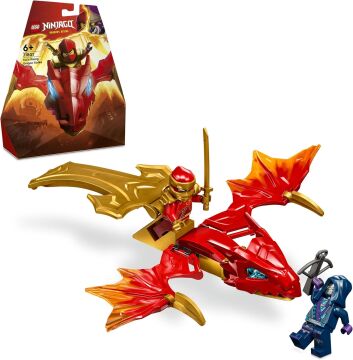 LEGO NINJAGO Kai’nin Yükselen Ejderha Vuruşu 71801-6 Yaş ve Üzeri Çocuklar için Kai Minifigürü İçeren Yaratıcı Oyuncak Yapım Seti (24 Parça)