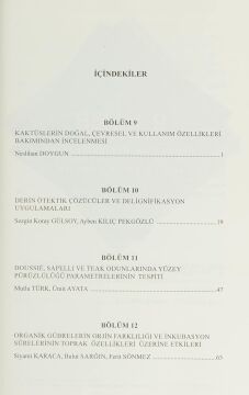 Ziraat, Orman ve Su Ürünlerinde Araştırma ve Değerlendirmeler Cilt 2
