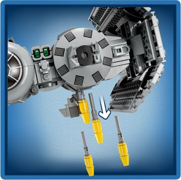 LEGO Star Wars TIE Bombacısı 75347-9 Yaş ve Üzeri Çocuklar için Eğlenceli, İnşa Edilebilen Starfighter İçeren Oyuncak Yapım Seti (625 Parça)