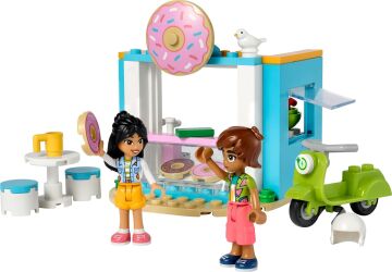 LEGO® Friends Donut Dükkanı 41723-4 Yaş ve Üzeri Çocuklar için Liann ve Leo Mini Bebekleri İçeren Oyuncak Yapım Seti (63 Parça)