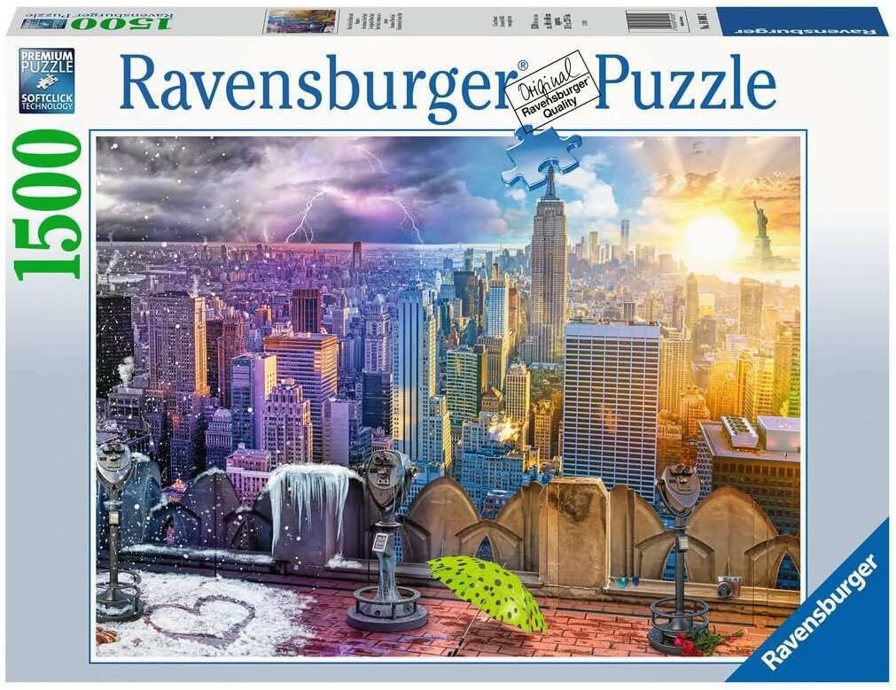Ravensburger 160082 Puzzle 1000 Parça 1996 Collection Özel Golden Gate Köprüsü, Çok Renkli