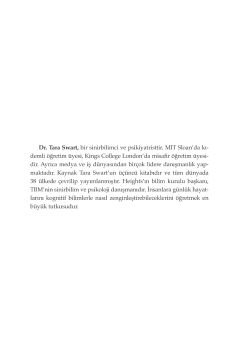 Kaynak - Beynin Bilimi Evrenin Sırları