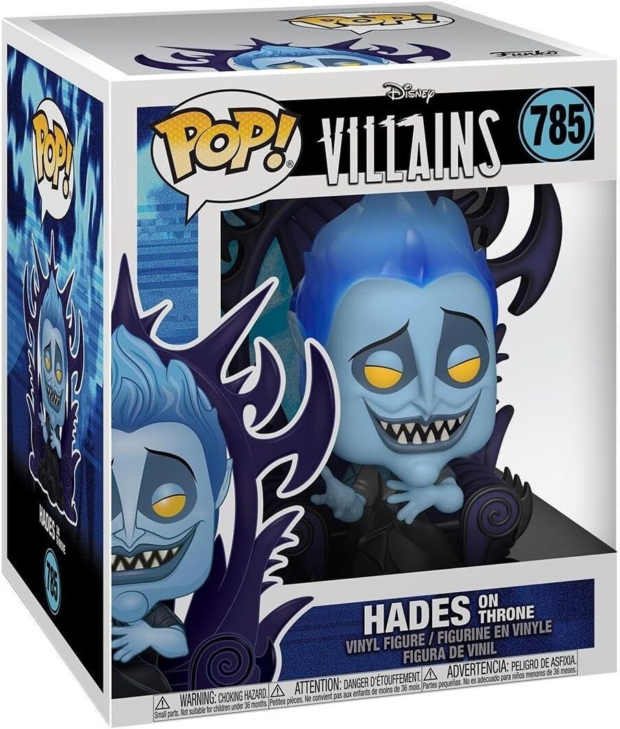 Funko Pop! Deluxe: Villains - Hades on Throne, Multicolor