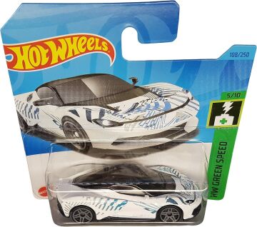 Hot Wheels - Automobili Pininfarina Battista - HW Green Speed 5/10 - HKK22 - Short Card - Beyaz - Mattel 2023