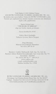 MİRDAD'IN KİTABI: Bilgi ve Bilgeliğin Sırrı