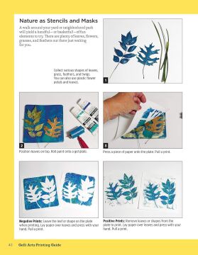 Gelli Arts(r) Printing Guide: Printing Without a Press on Paper and Fabric Using the Gelli Arts(r) Plate