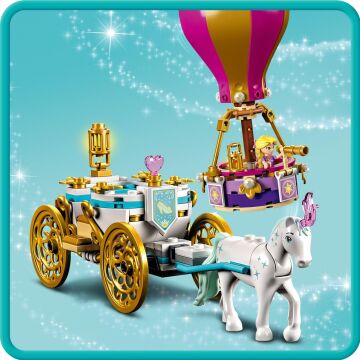 LEGO® │ Disney Princess Prensesin Büyülü Yolculuğu 43216-6 Yaş Üzeri İçin Rapunzel, Yasemin ve Sindirella Minifigürü İçeren Eğlenceli Oyunlar Sunan Yaratıcı Oyuncak Yapım Seti (320 Parça)