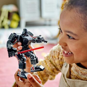 LEGO® Star Wars™ Darth Vader Robotu 75368-6 Yaş ve Üzeri Star Wars Hayranı Çocuklar için Yaratıcı Oyuncak Yapım Seti (139 Parça)