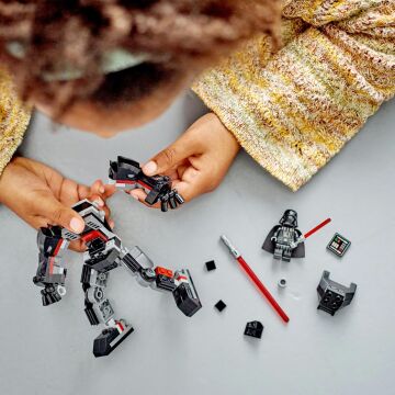 LEGO® Star Wars™ Darth Vader Robotu 75368-6 Yaş ve Üzeri Star Wars Hayranı Çocuklar için Yaratıcı Oyuncak Yapım Seti (139 Parça)