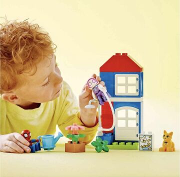 LEGO® DUPLO® Marvel Örümcek Adam’ın Evi 10995-2 Yaş ve Üzeri Çocuklar için Örümcek Adamlı Yaratıcı Oyuncak Yapım Seti (25 Parça)