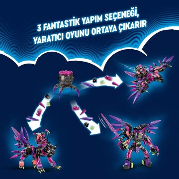 LEGO DREAMZzz Never Cadısı’nın Kabus Yaratıkları 71483 – 9 Yaş ve Üzeri Çocuklar için Yaratıcı Oyuncak Yapım Seti (457 Parça)
