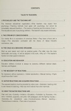 Talks To Teachers On Psychology: And To Students On Some Of Life's Ideals