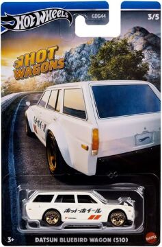 Hot Wheels Hot Wagons Arabalar HWR56-HRR88 03/05 Datsun Bluebird Wagon (510)