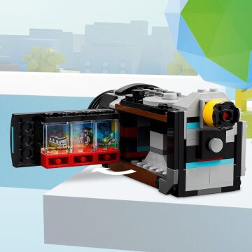 LEGO Creator Retro Fotoğraf Makinesi 31147-8 Yaş ve Üzeri Çocuklar için Televizyon ve Video Kamera Model Seçenekleri İçeren 3’ü 1 Arada Yaratıcı Oyuncak Yapım Seti (261 Parça)