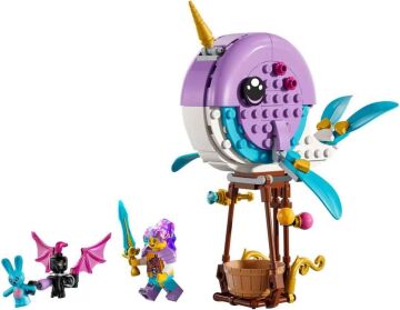 LEGO DREAMZzz Izzie'nin Deniz Gergedanı Sıcak Hava Balonu 71472-7 Yaş ve Üzeri için Deniz Hayvanı İçeren Yaratıcı Oyuncak Yapım Seti (156 Parça)