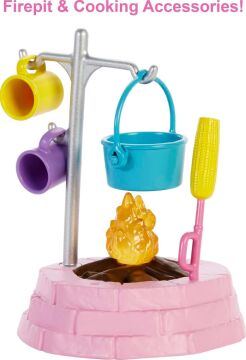 Barbie'nin Kız Kardeşleri Kampa Gidiyor Oyun Seti Kumral