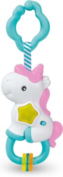 Clementoni Baby Clementoni - 17333 - İnteraktif Unicorn Çıngırak, 3 - 36 ay