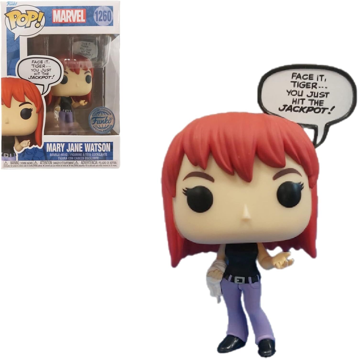 Funko Pop! Marvel: Marvel Comics - Mary Jane Vinyl Figure